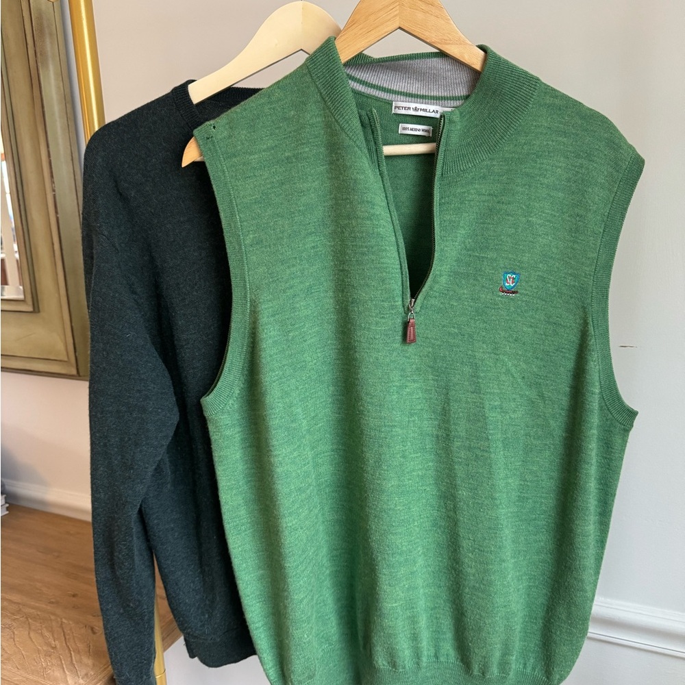 Peter Millar Sunnybrook Golf Club merino wool bundle XL